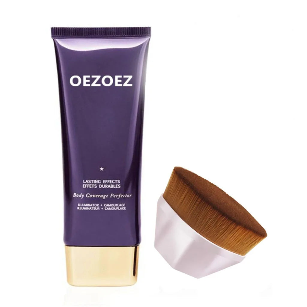 Body Coverage Perfector+ Buffer Brush - Flawless Body Makeup, Concealer for Scars, Spots, Veins, Tattoos and More Blend Cosmetic